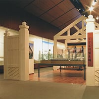 群馬県立歴史博物館《常設展示　富岡製糸コーナー》会場　2005